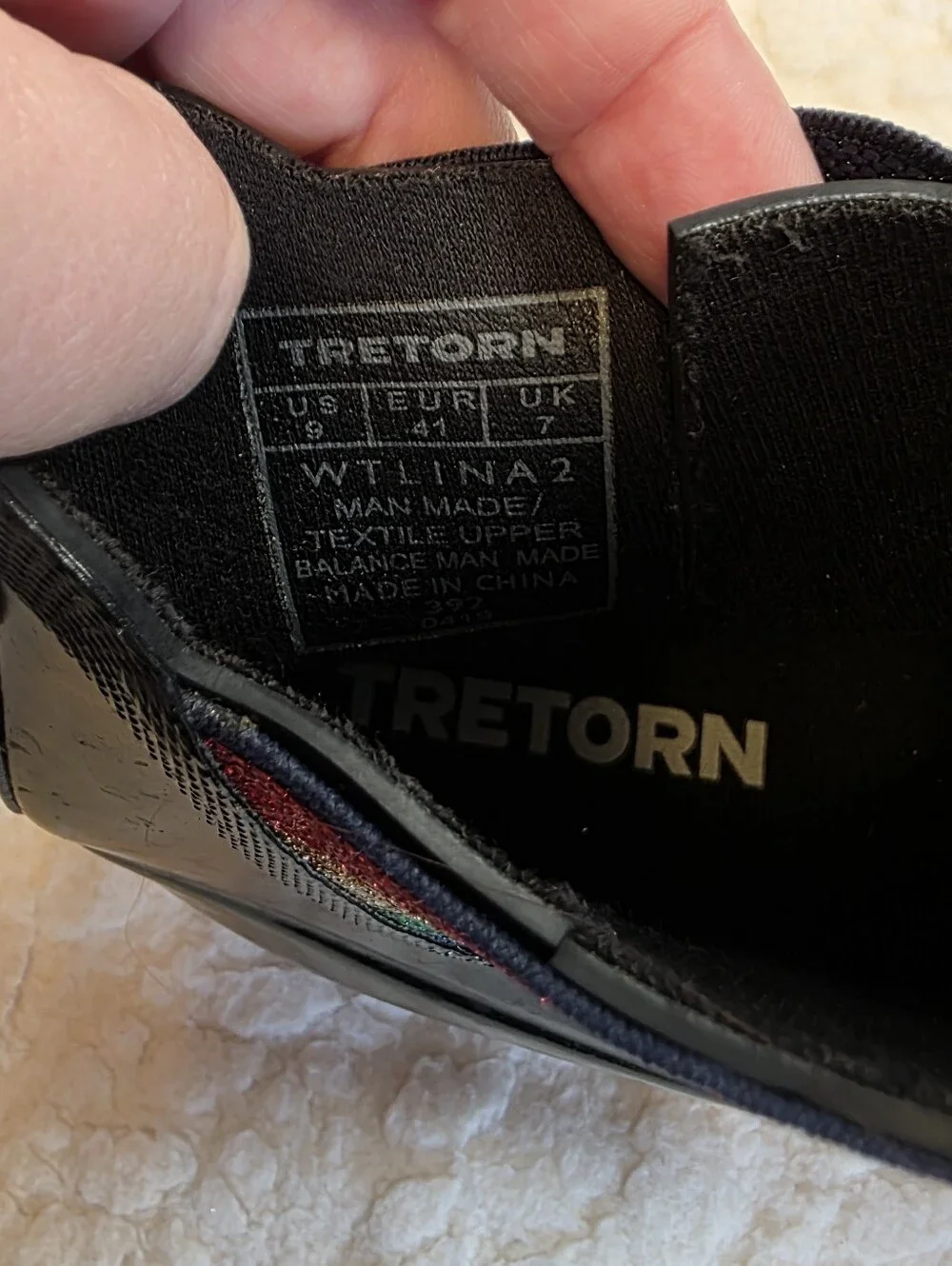 Tretorn black chelsea
